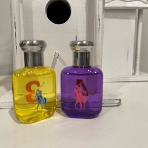 Lot of TWO Ralph Lauren Big Pony #3 and # 4 women’s perfume. Like new .5 oz